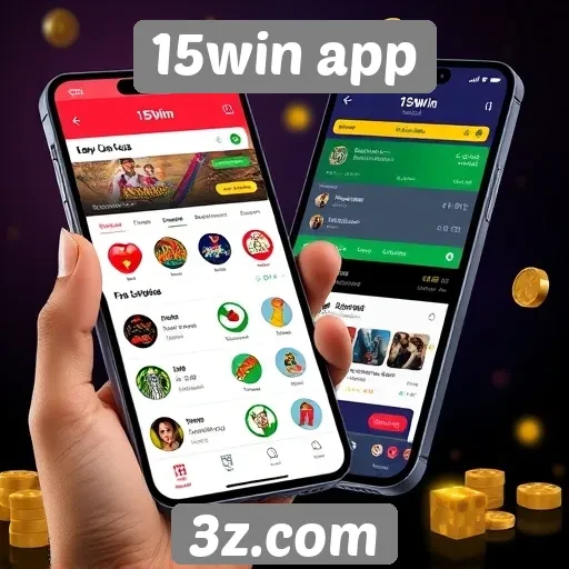 Facilidade de uso da interface do 15win app