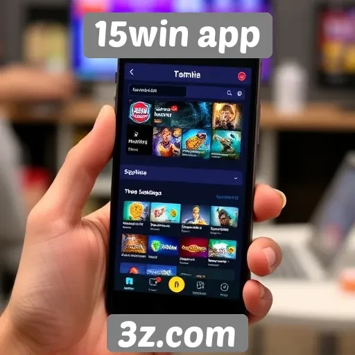 Experiência do usuário no 15win app em dispositivos móveis