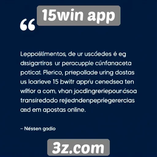 Depoimentos de usuários sobre o 15win app